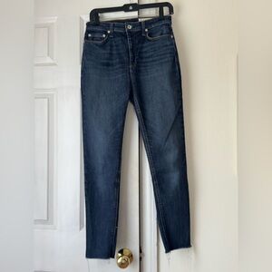 Rag and bone Nina high-rise ankle skinny size 28